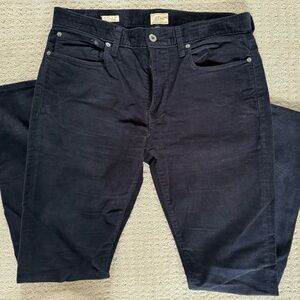 Women’s J-Crew Skinny Corduroy Pants Size 33/32